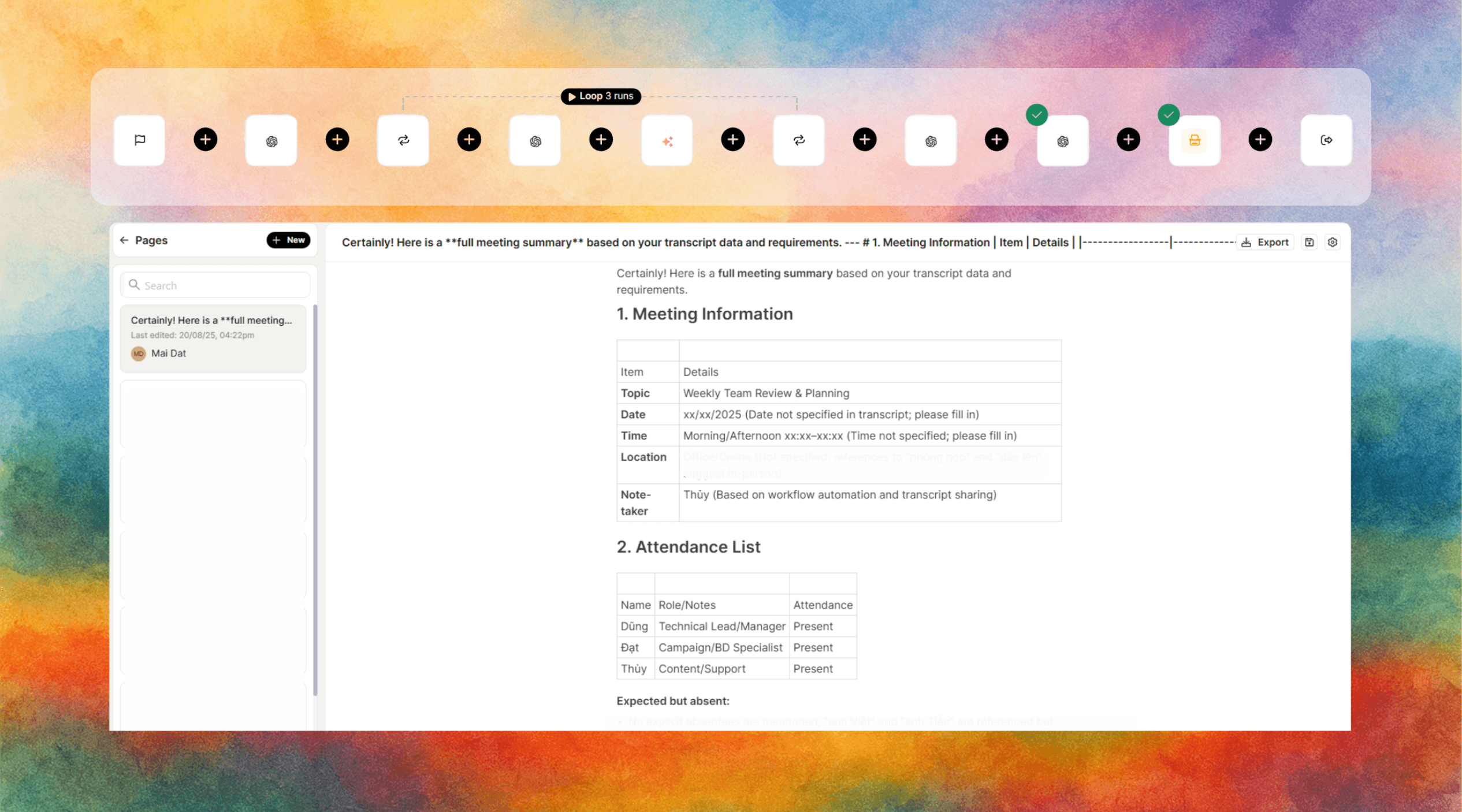 The Step-by-Step Guide to Automating Minutes of Meeting Using AI